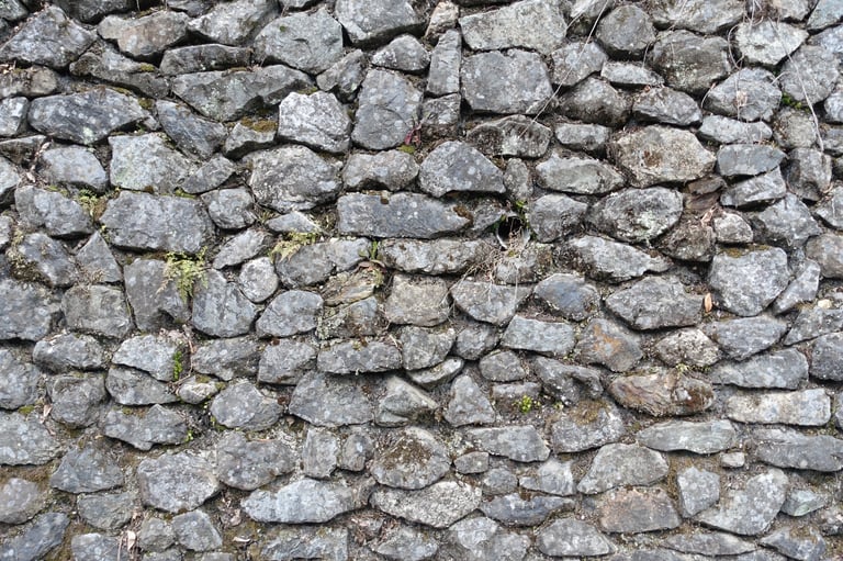 Gray stone wall texture