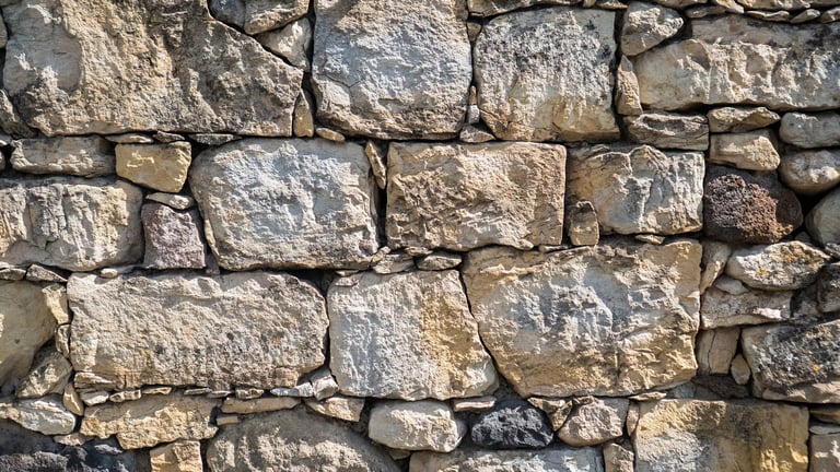 Old Stone Wall Pattern Natural Rock Background